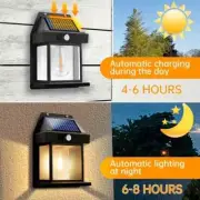 Solar Tungsten Night Lamp Intelligent Motion Sensor Wall Lamp 3 Lighting Modes