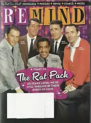 Remind Magazine March 2025 The Rat Pack Kings of Cool Frank Sinatra Dean Martin