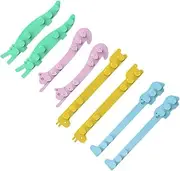 Silicone Mask Hanger Hooks 8pcs Ear Protective Mask Hook Straps Buckle for Masks Easy to Use Random Color