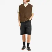 Daily Paper Laser Monogram Denim Shorts