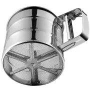 Stainless Steel Flour Sifter Fine Mesh Flour Sieve Shaker Duster for Baking