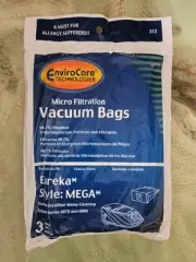 Eureka Vacuum Bags Series 6975 6990 Pack Of 3 Bags EnviroCare Micro Filtration