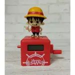 D-22 櫃 現狀品： LUFFY 魯夫 電子鐘 ONE PIECE 海賊王 航海王 轉轉時光系列  天富