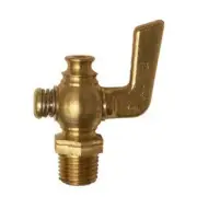 REPLACES CLEMCO 01993 1/2" INLET VALVE BRASS PETCOCK SANDBLASTER DEADMAN REMOTE