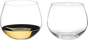 [RIEDEL] The O Wine Tumbler Oaked Chardonnay Machine-Made Crystal Wine Glass – Designed for Full-Bodied White Wines – Stylish & Practical Stemless Design – 580 ml (Pack of 2)