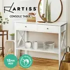 2 Drawers Console Table Hall Side storage shelf Premium Hallway Doorway Display