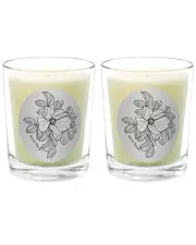 Qualitas Candles Rock Rose Two Scented Beeswax Candle Set