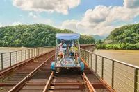 在飛比找雄獅旅遊優惠-韓國-江村鐵道自行車| 加平鐵道 Rail Bike 電子門