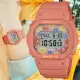 【CASIO 卡西歐】BABY-G 綻放花卉 經典時尚電子腕錶 母親節 禮物(BGD-565RP-4)