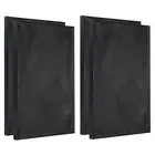 Painting Canvas Panels, 4 Pack 8x12 Inch Rectangle Blank Art Board, Black