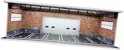 Simulation Scene Model 1:64 Scale Parking Lot Display & Collectibles Collectible Display Showcase for MI&NI Dolls Model Cars Diorama Simulation Parking lot Mode