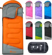 Sleeping Bags for Adults, Light Water Resistant Backpacking Camping Sleeping Bag