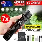 9900000Lumens LED Torch Flashlight Rechargeable Spotlight Work Light Lamp