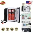 8 Can Capacity Mini Fridge - Stylish Portable Cooler for Drinks and Snacks