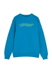 Off-white Kids Logo-print Cotton Sweatshirt (4-10 Years) - Blue - 04YR (4 Years) 04YR (4 years)