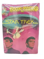 STAR TREK Passage To Moauv BOOK AND RECORD SET (1979) Peter Pan Records NEW NOS