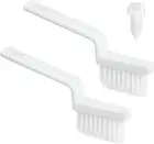 2Pcs V Shaped Grout Cleaner Brush, Handheld Stiff Bristle Crevice Cleaning Brush