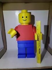 3D Printed Lego Inspired 15.5" Figure PLA Display Classic Colors - Free Shipping