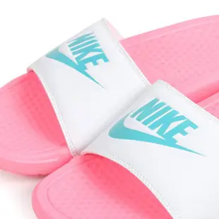 NIKE 拖鞋 女生 BENASSI JDI 拖鞋 海綿 海灘 舒適 海綿 超好看 好穿 粉白 343881616