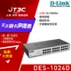 【最高22%回饋+299免運】D-Link 友訊 DES-1024D 24埠 100M 節能交換器★(7-11滿299免運)