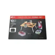 Picnic 10 Piece Set GSI Outdoor Table For Two - Romantic - Proposal - Hiking