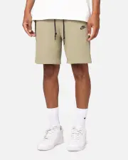 [Nike] Nike Tech Fleece Shorts Neutral Olive - Size XL XL Neutral Olive
