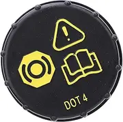 Brake Fluid Reservoir Cover Cap, 1459404, Performance Enhanced Safety Compatible with Focus, Kuga, Mondeo, Transit, Tourneo, Custom, Galaxy