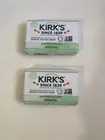 Kirk’s Soothing Aloe Vera Gentle Castile Soap 4 oz Lot Of 2