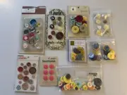 New Assorted Craft buttons, decorative, scrapbook/journaling crafts #022