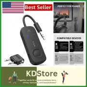 High-Fidelity Bluetooth 5.3 Transmitter with 20-Hour Battery Life for Travelers