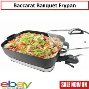 Baccarat Banquet Frypan Electric Non-Stick Stone Frying Pan Cooker Fry Pan Famil