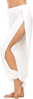 [AvaCostume] High Slit Harem Pants Women Hippie Harem Pants Trousers