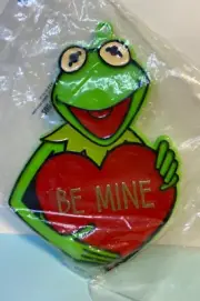 New Vintage Kermit Frog Cookie Cutter Be Mine Valentine Heart Muppets Hallmark