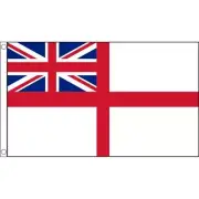 WHITE ENSIGN FLAG 2' x 3' - ST GEORGE'S - BRITISH ROYAL NAVY SHIPS FLAGS 60 x 90
