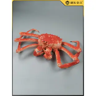 (MOLD-C153)仿真帝王蟹模型仿真大閘蟹螃蟹模具假海鮮松葉蟹水產直播道具定做