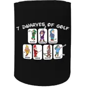 Stubby Holder - stubby seven dwarves of golf - Funny Novelty Christmas