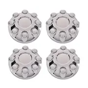 4Pcs 17Inch Wheel Hub Center Caps Chrome 8 Lug 52121450AB,52121450AD for Ram 2500 3500 2003-2013 Silver