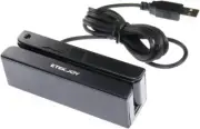 ETEKJOY USB 3-Track Magnetic Stripe Card Reader POS Credit Card Reader Swiper Ma
