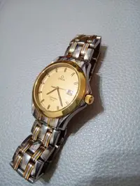 在飛比找Yahoo!奇摩拍賣優惠-OMEGA seamaster 海馬 120M 18K半金 