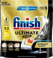 Finish Ultimate Plus Dishwashing Tablets Lemon 82 Pack