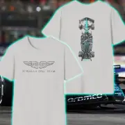 [USA] DISTRESSED Aston Martin Alonso F1 Formula One Tee T-Shirt - Color Options