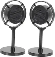 Abaodam 2Pcs Vintage Microphone Model Decorative Prop for Photography Parties Stage Performances Chic Design Easy to Use for Home Decor