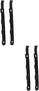 Yardenfun 2 Pairs Holder Stand Hard Drive Rail Pc Case Vibration Pads 3.5-inch Hard Drive Support Computer Supply