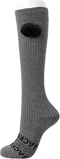 Jack Bunny(ジャックバニー) 262-3286914 Women's High Socks, Antibacterial, Deodorizing, Fold-Over Cable, Golf