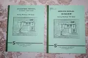 2-Book Library of Service Manuals for Singer Sewing Machines Series 750 756 758