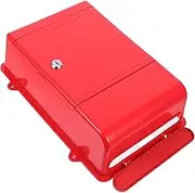 GRIRIW Wall Mounted Mailbox with Key Lock Secure Locking Mailbox for Outside Use Water Resistant Design for Home Offices and Schools Elegant Storage Box for Mail and Reports