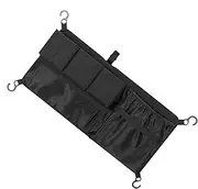 Stroller Mesh Cargo Storage Bag | Adjustable Organizer Net Storage,Multi-Purpose Bag Foldable Design with Multiple Pockets for Outdoor Adventures Beach Trips
