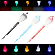 Colorful Solar Powered LED Night Light Landscape Garden Lamp for Outdoor Pathway Decor 29 BLUE