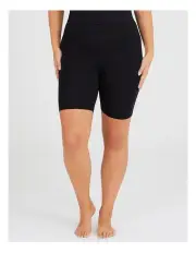 [Taking Shape] Bamboo Anti Chafe Crop Short Black