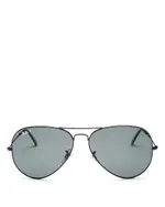 Ray-Ban Men's Classic Polarized Brow Bar Aviator Sunglasses, 62mm